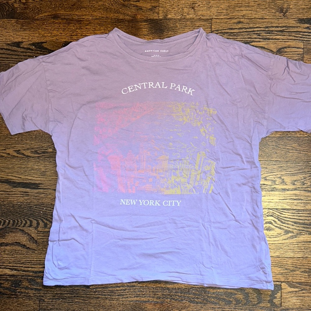 American Eagle Central Park Nyc Tee Shirt